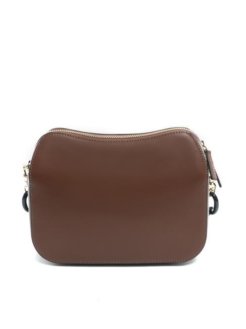 OLANDA Sac bandouli&egrave;re brod&eacute; MARRON - Sacs pour Femme