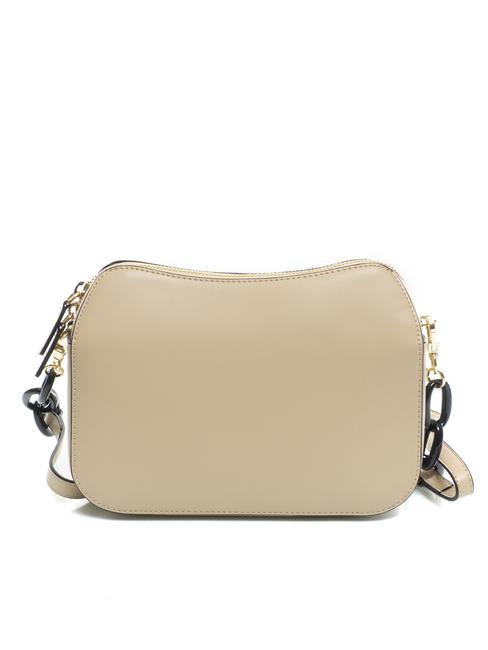 OLANDA Sac bandouli&egrave;re brod&eacute; BEIGE - Sacs pour Femme