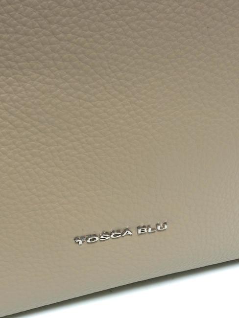 OTTAWA Sac pochette en cuir BEIGE - Sacs pour Femme