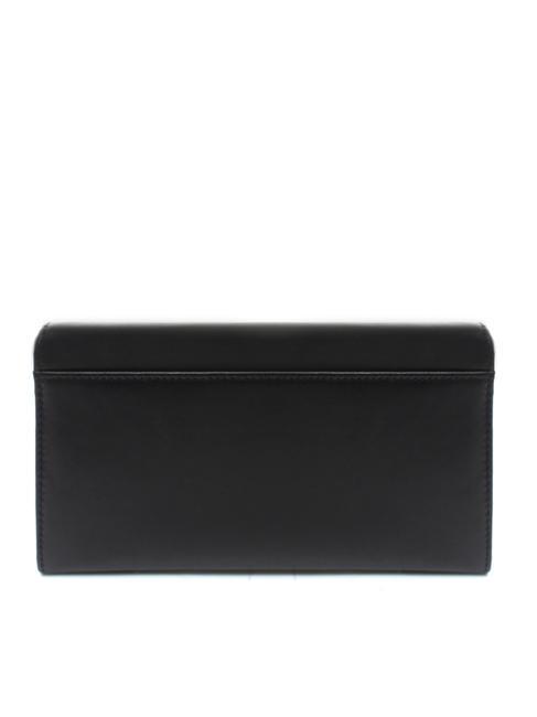 NIZZA Grand portefeuille &agrave; clous Noir - Portefeuilles Femme