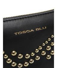 TOSCA BLU NIZZA Bandouli&egrave;re trois compartiments avec clous Noir - Sacs pour Femme - 3