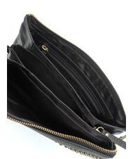 TOSCA BLU NIZZA Bandouli&egrave;re trois compartiments avec clous Noir - Sacs pour Femme - 5