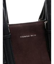 TOSCA BLU BRUGES Grand sac cabas en daim Bordeaux - Sacs pour Femme - 3