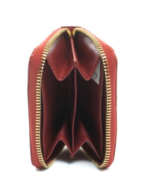 HELSINKY Petit portefeuille en cuir ROUGE - Portefeuilles Femme