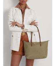 RALPH LAUREN KEATON Sac shopping moyen argile - Sacs pour Femme - 6