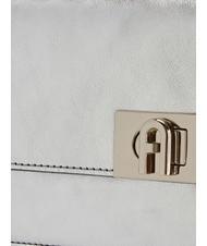 FURLA ZOE Sac &agrave; bandouli&egrave;re COULEUR ARGENT - Sacs pour Femme - 4