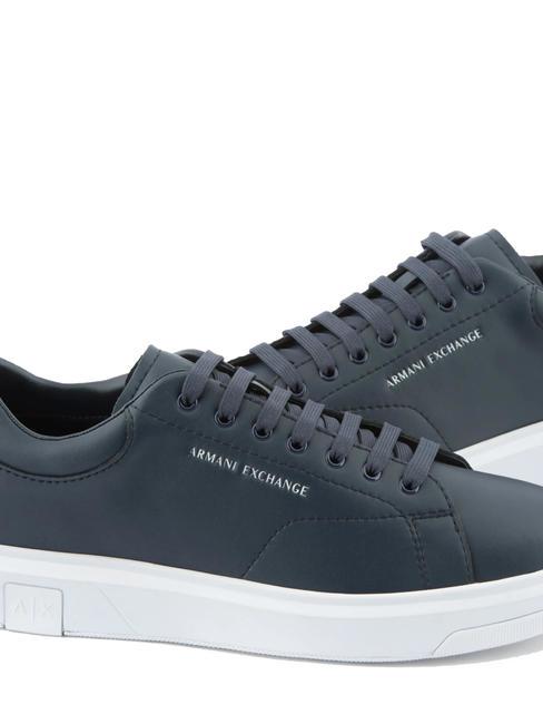 ACTION Baskets en cuir MARINE / MARINE - Chaussures Homme