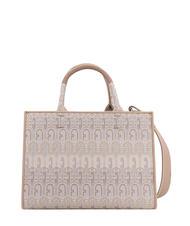 FURLA OPPORTUNITY S Cabas jacquard recyclé TONS NATURELS - Sacs pour Femme - 3