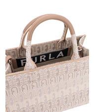 FURLA OPPORTUNITY S Cabas jacquard recyclé TONS NATURELS - Sacs pour Femme - 4