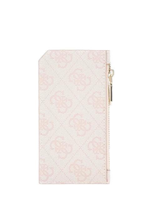 AIETA Porte-cartes avec porte-monnaie logo rose - Portefeuilles Femme