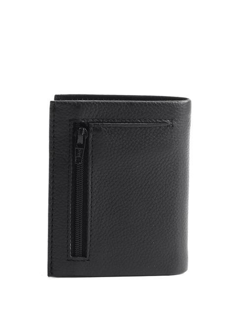 FIGHTER Portefeuille vertical en cuir Noir - Portefeuilles Homme