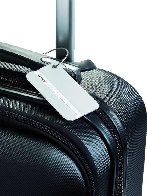 TAGGY &Eacute;tiquette de nom de bagage argent - Accessoires Voyage