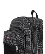 EASTPAK PINNACLE Sac &agrave; dos r&eacute;flexes m&eacute;ta noir - Sacs &agrave; dos pour l'&Eacute;cole & les Loisirs - 4