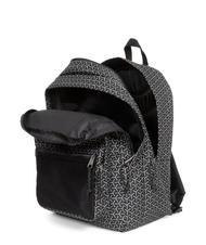 EASTPAK PINNACLE Sac &agrave; dos r&eacute;flexes m&eacute;ta noir - Sacs &agrave; dos pour l'&Eacute;cole & les Loisirs - 6