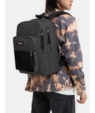 EASTPAK PINNACLE Sac &agrave; dos r&eacute;flexes m&eacute;ta noir - Sacs &agrave; dos pour l'&Eacute;cole & les Loisirs - 7
