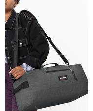 EASTPAK DUFFL'R M Sac de voyage avec bandoulière BlackDenim - Sacs de voyage - 8