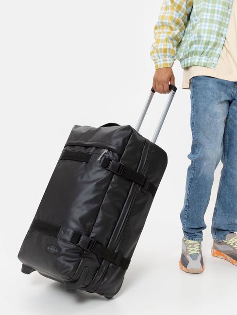 TRANSIT'R M WP Chariot d&eacute;perlant moyen b&acirc;che noire - Valises Semi-rigides