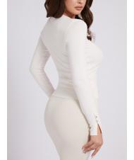 GUESS ELINOR Pull ras du cou cremwhi - Chandails pour femmes - 3