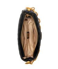 GUESS LISBET Sac bandouli&egrave;re tress&eacute; NOIR - Sacs pour Femme - 4