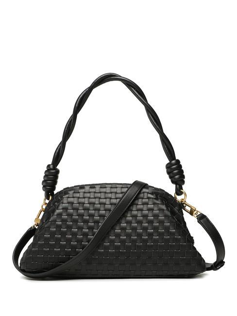 LISBET Pochette tiss&eacute;e NOIR - Sacs pour Femme