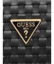 GUESS LISBET Pochette tiss&eacute;e NOIR - Sacs pour Femme - 4