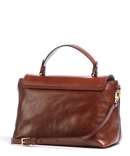 STORY Sac cartable en cuir MARRON - Sacs pour Femme