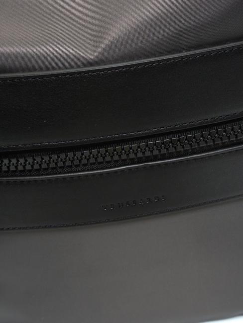 ZENITH Sac en nylon avec poche Gris fonc&eacute; / noir - Sacs &agrave; dos pour l'&Eacute;cole & les Loisirs