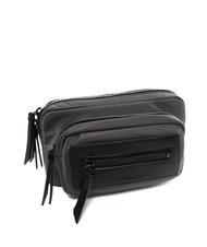 TRUSSARDI ZENITH Poche Gris fonc&eacute; / noir - Sacs banane - 4