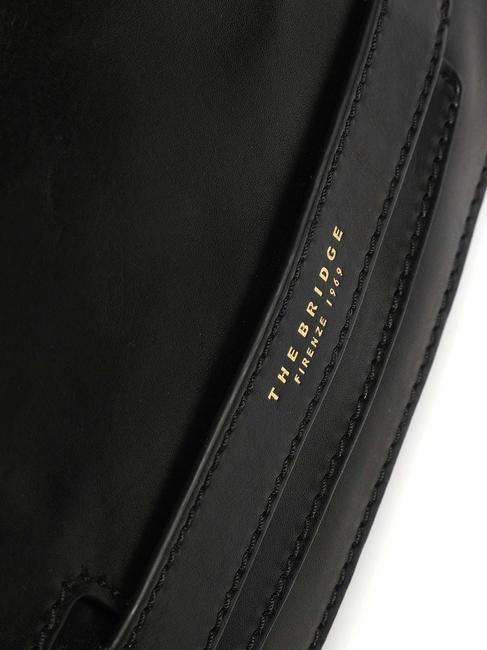 LUCREZIA Mini sac porté épaule black Gold - Sacs pour Femme