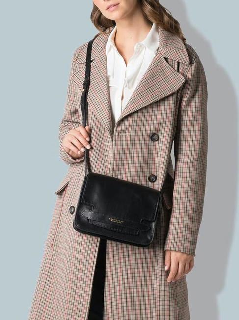 LUCREZIA Mini sac porté épaule black Gold - Sacs pour Femme