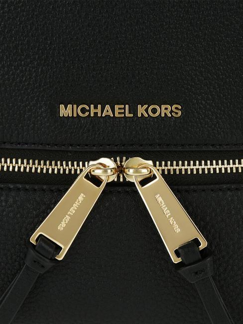 RHEA Sac &agrave; dos en cuir noir - Sacs pour Femme