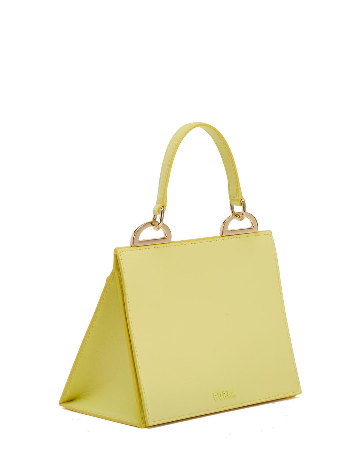 Furla Futura Petit Sac A Poignee Superieure Jaune Achetez A Prix Outlet