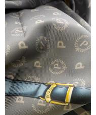 POLLINI TWILL Écharpe imprimée gris et bleu - Écharpes - 3