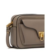 COCCINELLE BEAT SOFT Petit sac à bandoulière taupe chaud - Sacs pour Femme - 3