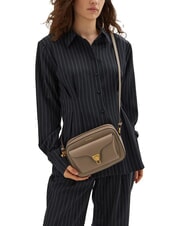 COCCINELLE BEAT SOFT Petit sac à bandoulière taupe chaud - Sacs pour Femme - 4