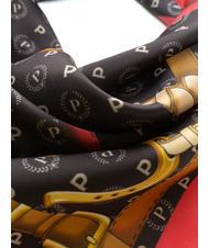 POLLINI TWILL Écharpe imprimée noir et fuchsia - Écharpes - 3