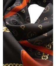 POLLINI TWILL CHAIN Écharpe imprimée noir et rouge - Écharpes - 3