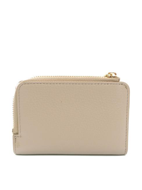 METALLIC SOFT Porte-cartes en cuir poudre/rose - Portefeuilles Femme