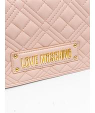 LOVE MOSCHINO QUILTED Sac bandoulière matelassé poudre pour le visage - Sacs pour Femme - 3
