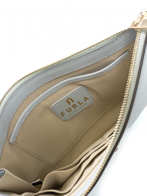 CAMELIA Pochette en cuir armoise - Sacs pour Femme