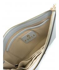 FURLA CAMELIA Pochette en cuir armoise - Sacs pour Femme - 5