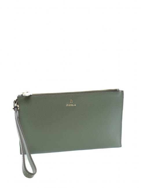 CAMELIA Pochette en cuir cactus - Sacs pour Femme