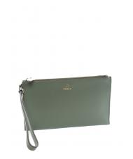 FURLA CAMELIA Pochette en cuir cactus - Sacs pour Femme - 2