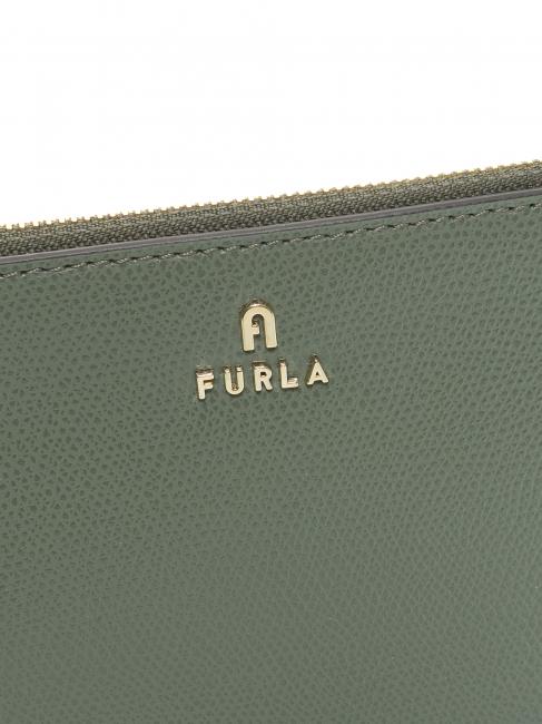 CAMELIA Pochette en cuir cactus - Sacs pour Femme