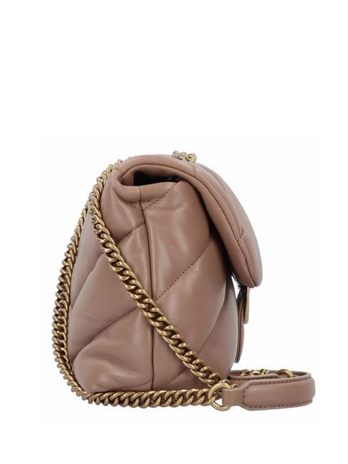 CLASSIC LOVE PUFF Sac en cuir nappa biscuit au gingembre-or antique - Sacs pour Femme