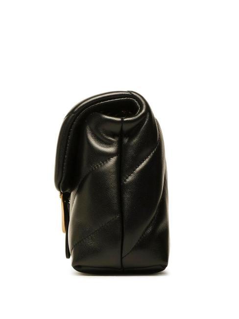 MINI LOVE BAG Sac en nappa noir-or antique - Sacs pour Femme