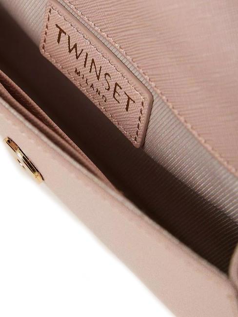 OVAL T Pochette avec bandouli&egrave;re en cha&icirc;ne rose brumeux - Sacs pour Femme