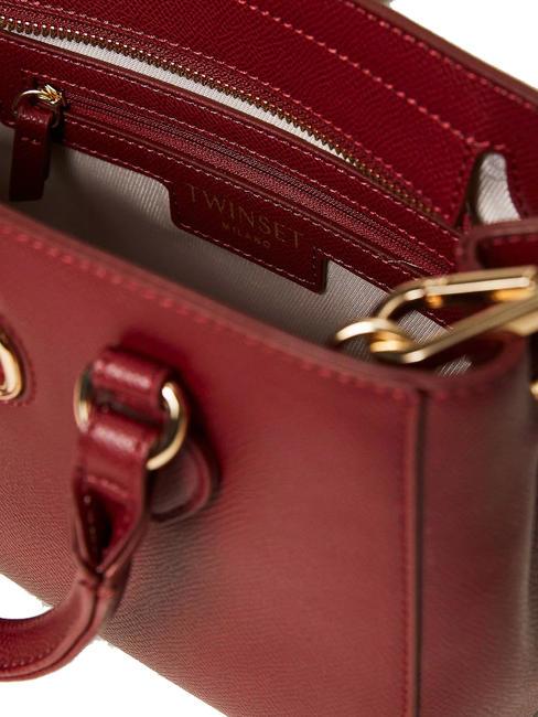 OVAL T Sac &agrave; main avec bandouli&egrave;re &eacute;clat framboise - Sacs pour Femme