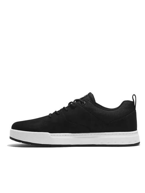 MAPLE GROVE Basket oxford en cuir nubuck Jetblack - Chaussures Homme