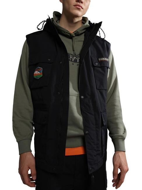 URBAN MODULAR Veste à manches amovibles noir 041 - Vestes pour hommes